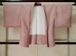 Photo1: K1020U Used Japanese Pale  Pink HAORI short jacket / Synthetic.    (Grade C) (1)