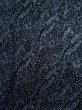 Photo6: K1020V Used Japanese Grayish Deep Blue HAORI short jacket / Silk. Abstract pattern   (Grade C) (6)
