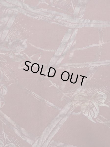 Photo8: K1027U Used Japanese Deep  Purple HAORI short jacket / Silk. Ivy,   (Grade C) (8)