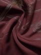 Photo13: K1027U Used Japanese Deep  Purple HAORI short jacket / Silk. Ivy,   (Grade C) (13)