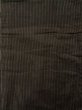 Photo5: K1027X Used Japanese Mens Deep Brown HAORI short jacket / Silk. Stripes   (Grade D) (5)
