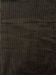 Photo5: K1027X Used Japanese Mens Deep Brown HAORI short jacket / Silk. Stripes   (Grade D) (5)