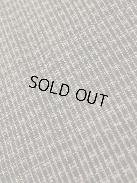 Photo16: K1104J Used Japanese Mens   Brown HAORI short jacket / Silk. Plaid Checks   (Grade D) (16)