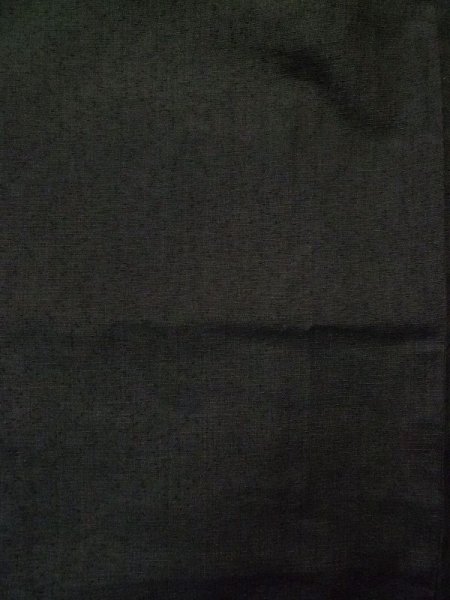 Photo12: K1104P Used Japanese Mens Dark  Brown HAORI short jacket / Silk.  Lining: rare pattern  (Grade D) (12)