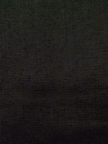 Photo15: K1104P Used Japanese Mens Dark  Brown HAORI short jacket / Silk.  Lining: rare pattern  (Grade D) (15)