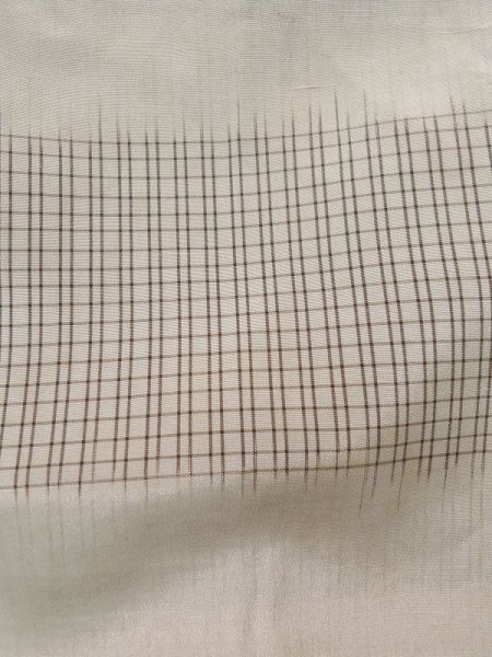Photo5: Mint K1104R Used Japanese Mens Deep  Brown HAORI short jacket / Silk. Dot Rare pattern  (Grade A) (5)