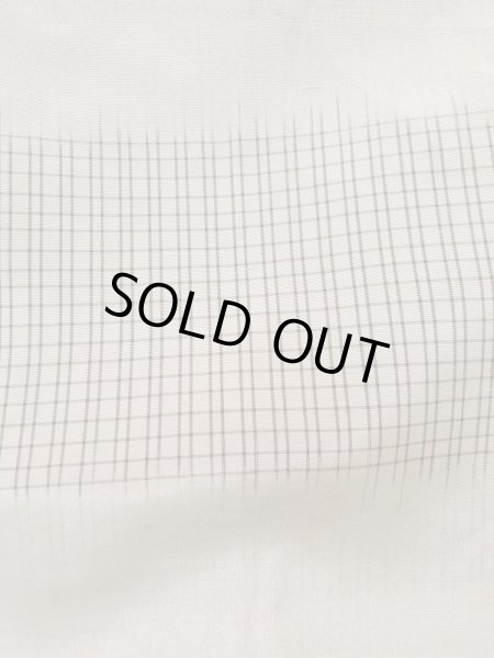 Photo5: Mint K1104R Used Japanese Mens Deep  Brown HAORI short jacket / Silk. Dot Rare pattern  (Grade A) (5)