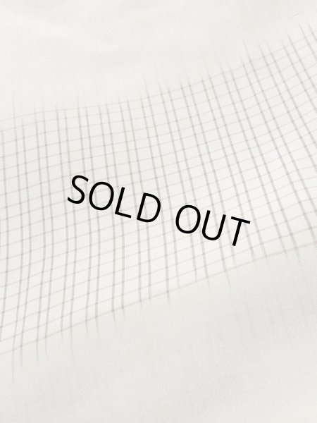 Photo7: Mint K1104R Used Japanese Mens Deep  Brown HAORI short jacket / Silk. Dot Rare pattern  (Grade A) (7)