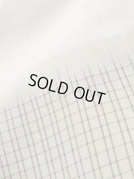 Photo8: Mint K1104R Used Japanese Mens Deep  Brown HAORI short jacket / Silk. Dot Rare pattern  (Grade A) (8)