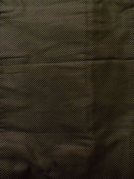 Photo10: Mint K1104R Used Japanese Mens Deep  Brown HAORI short jacket / Silk. Dot Rare pattern  (Grade A) (10)