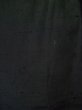 Photo9: K1104T Used Japanese Mens   Black HAORI short jacket / Silk.  cotton-padded  (Grade D) (9)