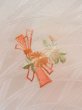 Photo7: K1117C Used Japanese Pale Light Pink HOUMONGI formal / Silk. Chrysanthemum, Bundle of Ribbons pattern  (Grade C) (7)