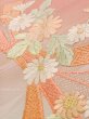 Photo9: K1117C Used Japanese Pale Light Pink HOUMONGI formal / Silk. Chrysanthemum, Bundle of Ribbons pattern  (Grade C) (9)