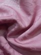 Photo13: K1117N Used Japanese Pale Light Purple TSUMUGI pongee / Silk. Leaf,   (Grade C) (13)
