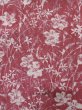 Photo3: K1203G Used Japanese Pale  Pink MICHIYUKI outer coat / Silk. Flower   (Grade B) (3)