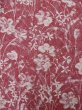 Photo4: K1203G Used Japanese Pale  Pink MICHIYUKI outer coat / Silk. Flower   (Grade B) (4)
