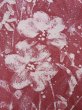 Photo5: K1203G Used Japanese Pale  Pink MICHIYUKI outer coat / Silk. Flower   (Grade B) (5)