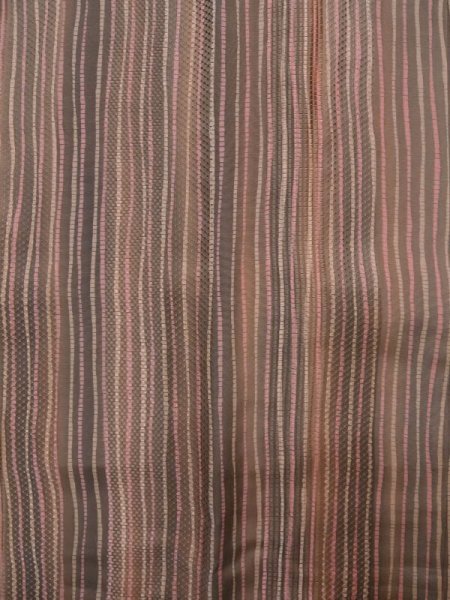 Photo3: Mint K1203U Used Japanese Pale  Brown MICHIYUKI outer coat / Silk. Line   (Grade A) (3)