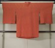 Photo2: Mint K1203V Used Japanese   Orange MICHIYUKI outer coat / Silk.    (Grade A) (2)