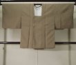 Photo1: Mint K1203X Used Japanese Pale  Brown MICHIYUKI outer coat / Synthetic.    (Grade A) (1)