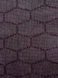 Photo5: K1209B Used Japanese womenDeep  Purple HAORI short jacket / Silk. Dapple pattern,   (Grade C) (5)
