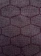 Photo6: K1209B Used Japanese womenDeep  Purple HAORI short jacket / Silk. Dapple pattern,   (Grade C) (6)