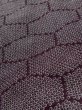 Photo8: K1209B Used Japanese womenDeep  Purple HAORI short jacket / Silk. Dapple pattern,   (Grade C) (8)