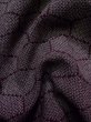 Photo9: K1209B Used Japanese womenDeep  Purple HAORI short jacket / Silk. Dapple pattern,   (Grade C) (9)