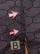 Photo14: K1209B Used Japanese womenDeep  Purple HAORI short jacket / Silk. Dapple pattern,   (Grade C) (14)