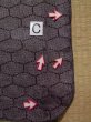 Photo15: K1209B Used Japanese womenDeep  Purple HAORI short jacket / Silk. Dapple pattern,   (Grade C) (15)
