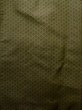 Photo4: K1209T Used Japanese womenPale Deep Green HAORI short jacket / Synthetic. Abstract pattern   (Grade B) (4)
