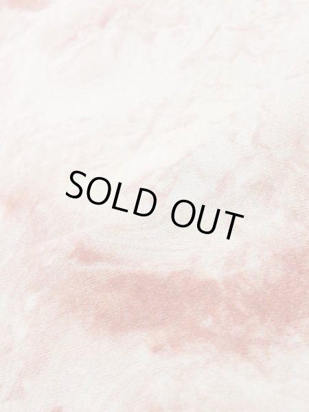 Photo10: K1209V Used Japanese women  Pink HAORI short jacket / Silk. Abstract pattern   (Grade B) (10)