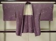 Photo1: K1209Y Used Japanese women  Wisteria HAORI short jacket / Silk. Leaf,   (Grade B) (1)