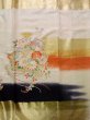 Photo5: K1222B Used Japanese womenPale Light Rose FURISODE long-sleeved / Silk. Peony,   (Grade A) (5)