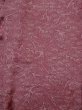 Photo3: L0119A Used Japanese womenPale Light Rose KOMON dyed / Silk. Dot,   (Grade B) (3)