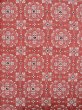 Photo4: L0119R Used Japanese womenPale  Rose KOMON dyed / Silk. Abstract pattern   (Grade B) (4)