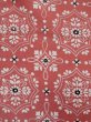 Photo6: L0119R Used Japanese womenPale  Rose KOMON dyed / Silk. Abstract pattern   (Grade B) (6)