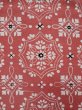 Photo7: L0119R Used Japanese womenPale  Rose KOMON dyed / Silk. Abstract pattern   (Grade B) (7)