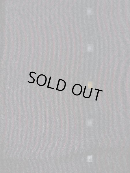 Photo5: L0126C Vintage Japanese women   Black KOMON dyed / Silk. Stripes,   (Grade D) (5)