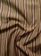 Photo10: L0126P Used Japanese womenSmoky Pale Cream ORI woven / Silk. Stripes,   (Grade B) (10)