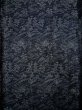 Photo4: L0127A Used Japanese womenSmoky  Gray ORI woven / Silk. Temple,   (Grade B) (4)