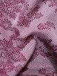 Photo13: L0202E Used Japanese womenSmoky  Rose HAORI short jacket / Synthetic. Flower,   (Grade B) (13)