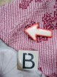 Photo17: L0202E Used Japanese womenSmoky  Rose HAORI short jacket / Synthetic. Flower,   (Grade B) (17)