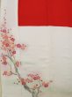 Photo17: L0204A Used Japanese women  White TOMESODE formal / Silk. UME plum bloom,   (Grade C) (17)