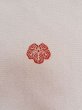 Photo18: L0204A Used Japanese women  White TOMESODE formal / Silk. UME plum bloom,   (Grade C) (18)