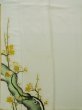 Photo5: L0204B Used Japanese womenLight Sharbet Teal TOMESODE formal / Silk. UME plum bloom   (Grade D) (5)