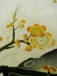 Photo11: L0204B Used Japanese womenLight Sharbet Teal TOMESODE formal / Silk. UME plum bloom   (Grade D) (11)