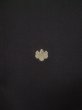 Photo12: L0204C Used Japanese women  Black TOMESODE formal / Silk. Pine tree/branch/needle,   (Grade B) (12)