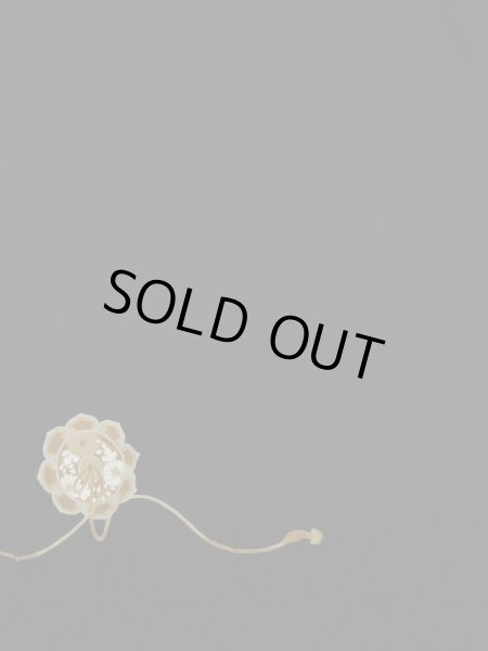 Photo6: L0204D Used Japanese women  Black TOMESODE formal / Silk.  Mirror motif  (Grade B) (6)