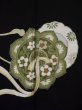 Photo9: L0204D Used Japanese women  Black TOMESODE formal / Silk.  Mirror motif  (Grade B) (9)
